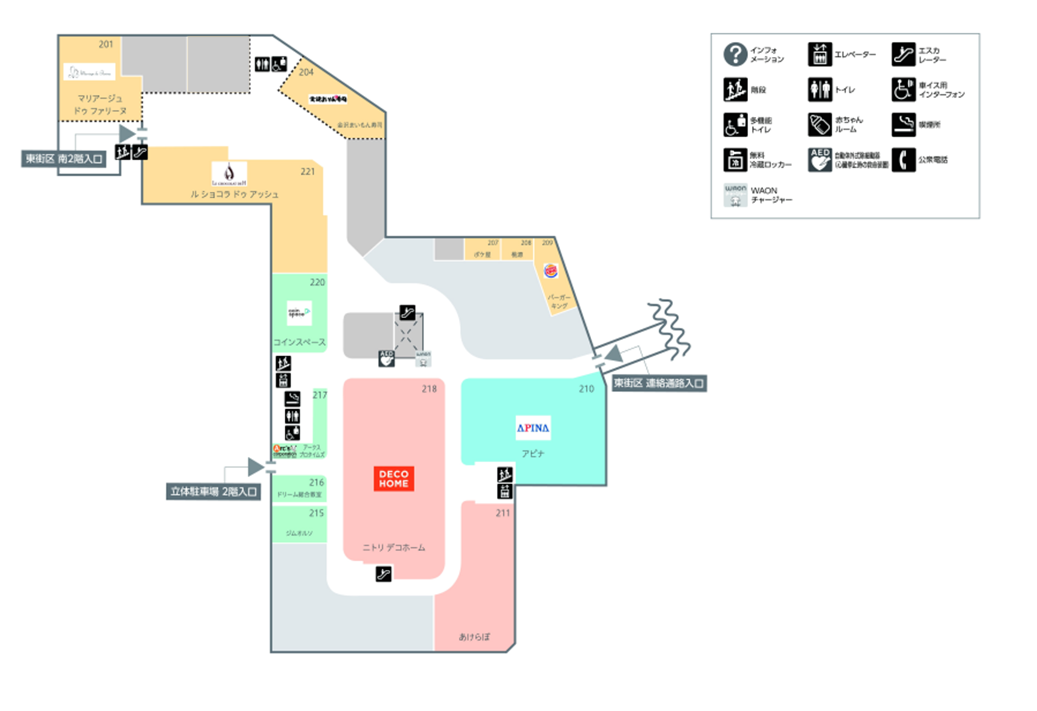 フロアガイド｜イオンタウン吉川美南