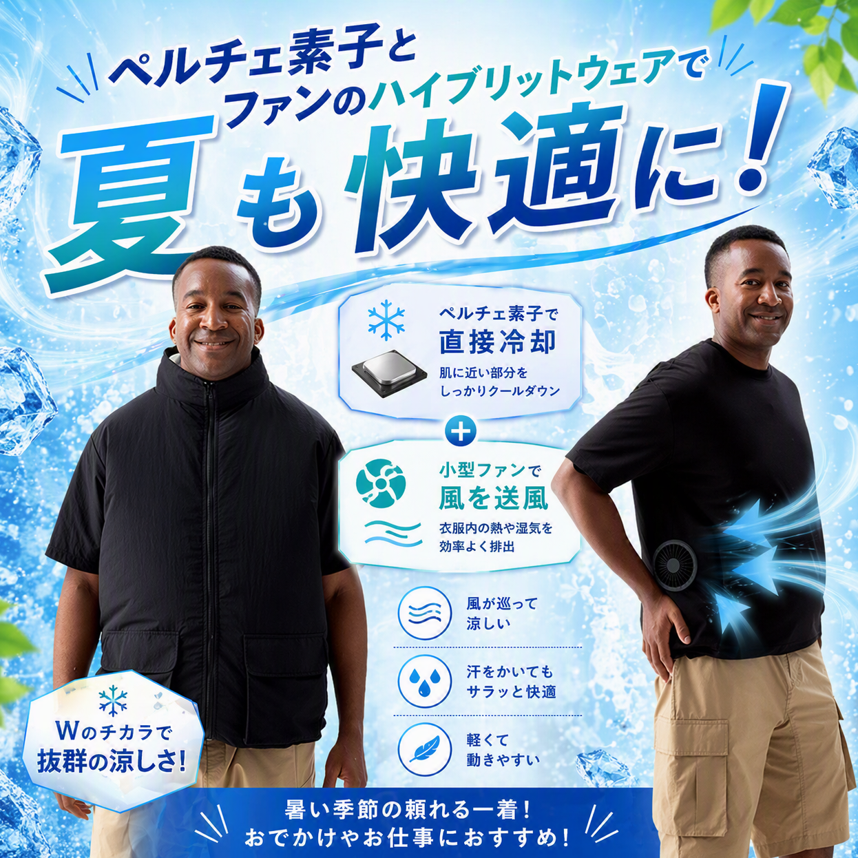 ペルチェ素子とファンで酷暑の夏も快適に🌞｜ショップニュース｜イオン