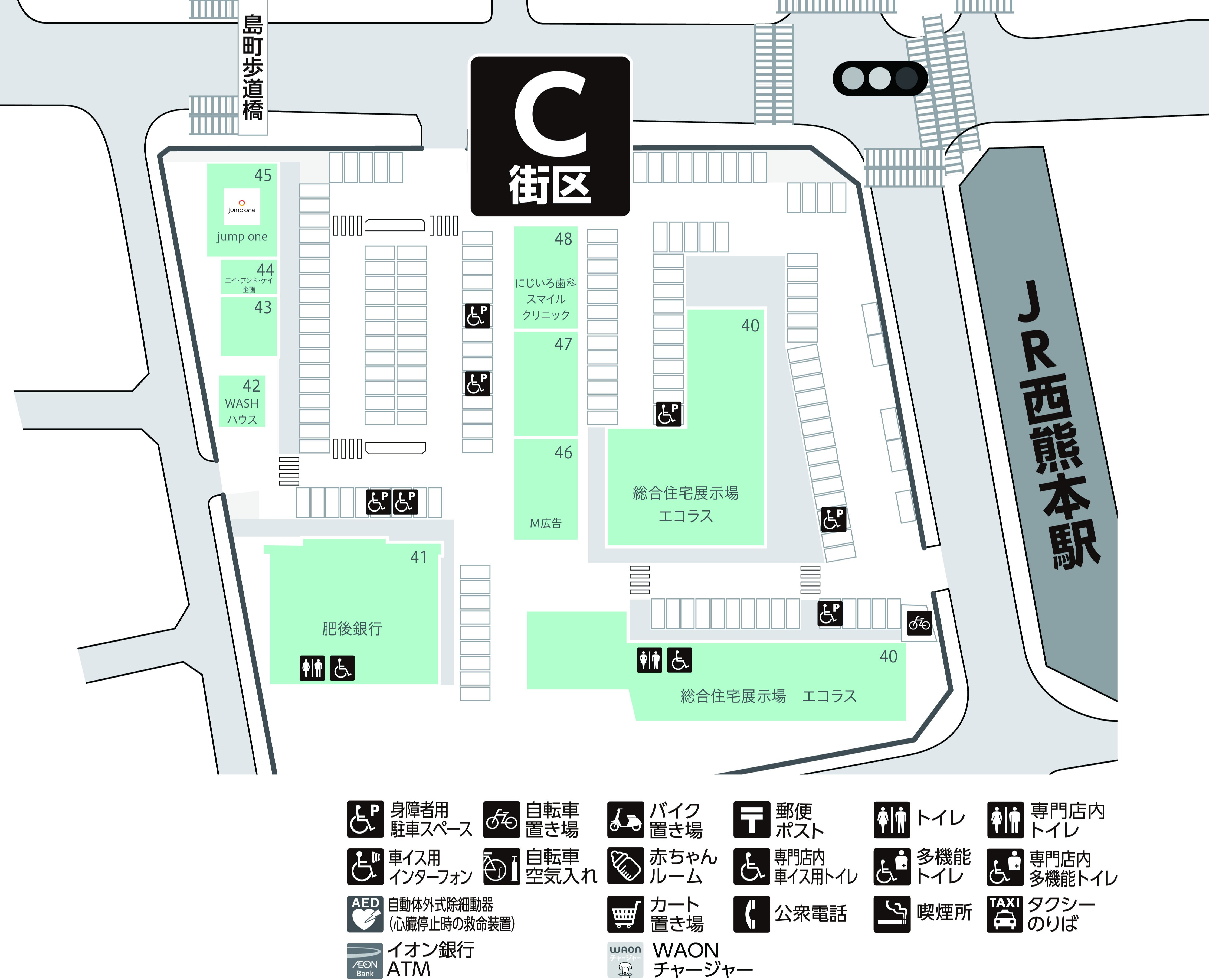 フロアガイド｜イオンタウン西熊本