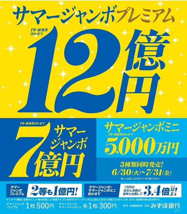 サマージャンボ宝くじ発売！｜ショップニュース｜イオンタウン伊勢