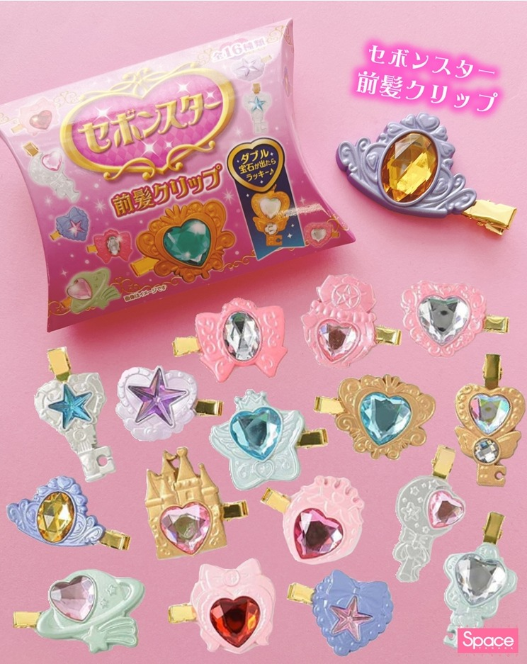 セボンスター　前髪クリップ　16個　1box セボンスター 前髪クリップ【16種/ケース商品】| ビューティー