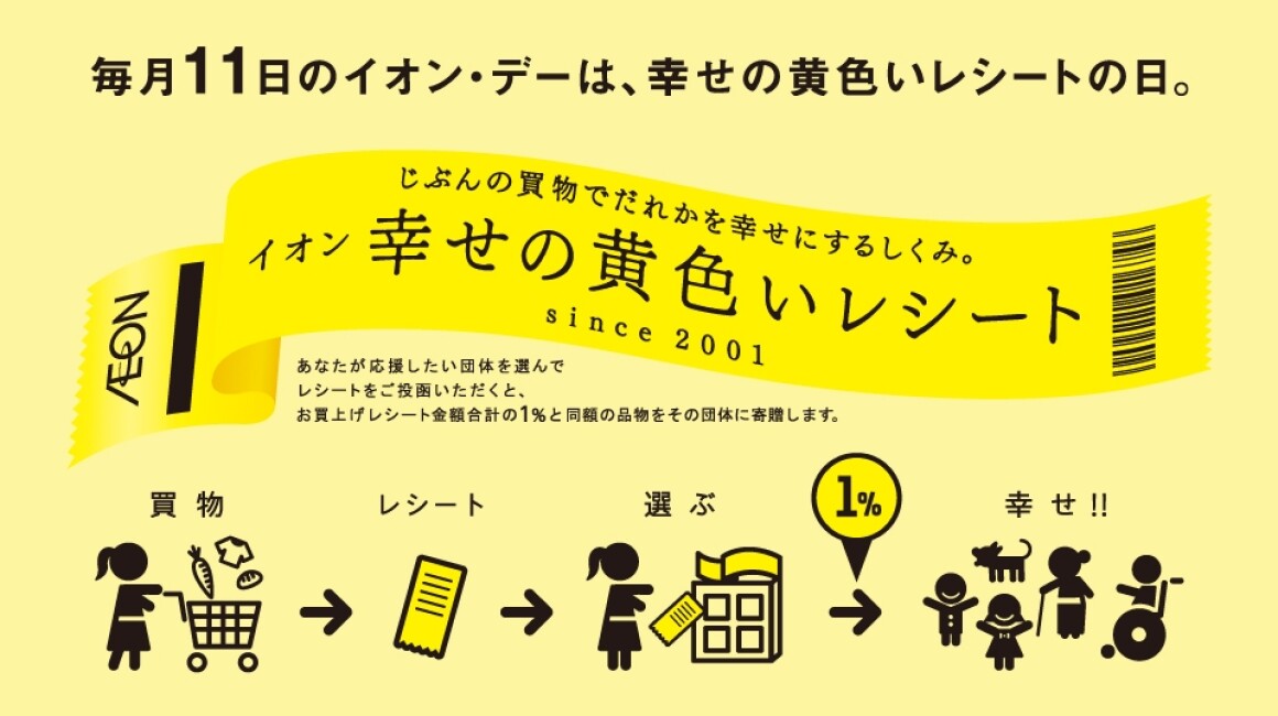 幸せの黄色いレシート