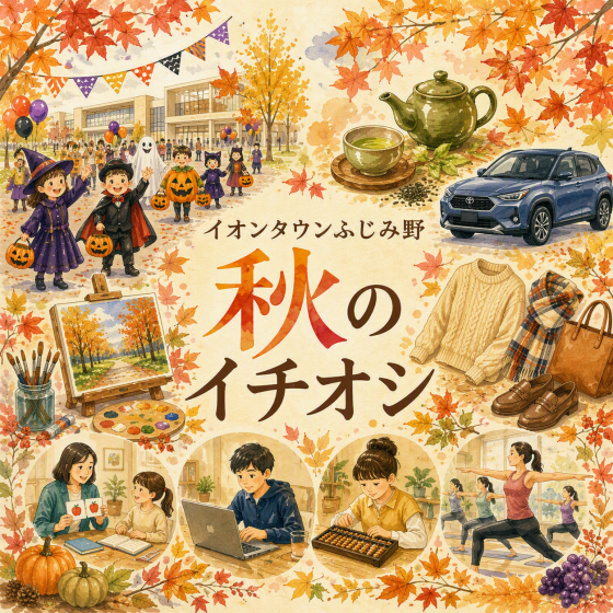 【ふじみ野】イオンタウンふじみ野　秋のイチオシ