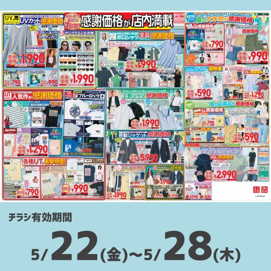 今週のチラシをチェック！
