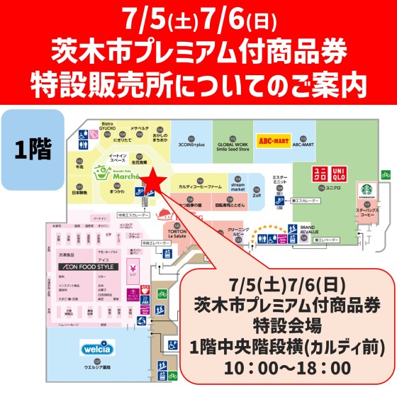 【茨木市プレミアム付商品券】販売について