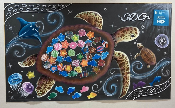 5/5(火・祝) 5周年記念☆巨大黒板にチョークアーティストと一緒に絵を描こう♬