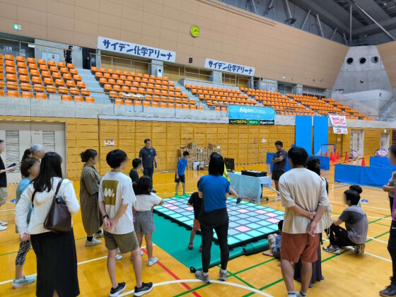 8/29　体験型運動ゲーム「SpeedyJump」