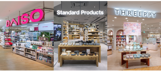 ダイソー・StandardProducts・THREEPPY