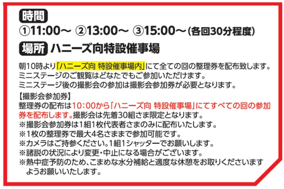 シナモンとふわふわお空のおさんぽ　シナモロールミニステージ