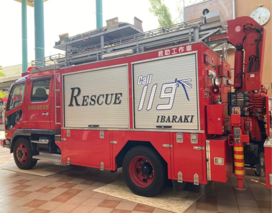 消防車がやってくる！