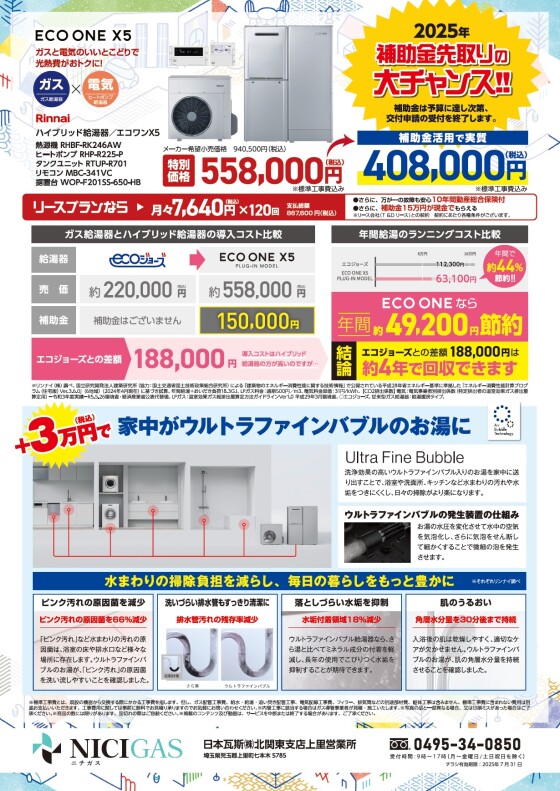 ニチガス　ガス機器展示会＆エネルギー相談会