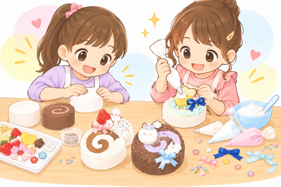 ふわふわスイーツを丸ごと手作り　ロールケーキ♡スクイーズ作り