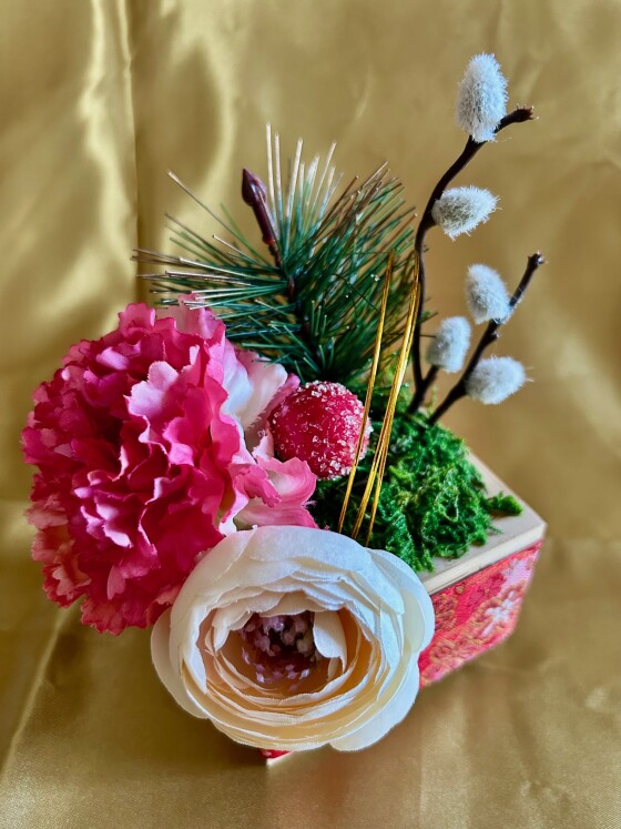 一級フラワーデザイナーが教える 新年を迎えるフラワーアレンジメント