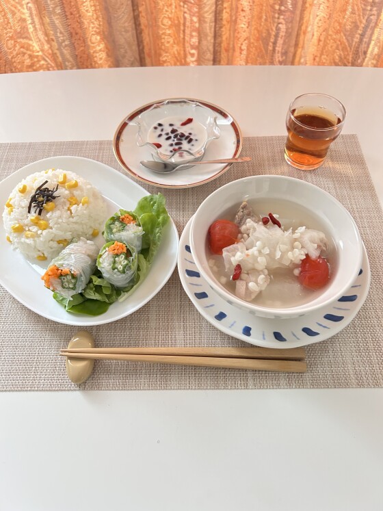 好評企画！心と体を整える　季節を楽しみ学ぶ　薬膳料理講座