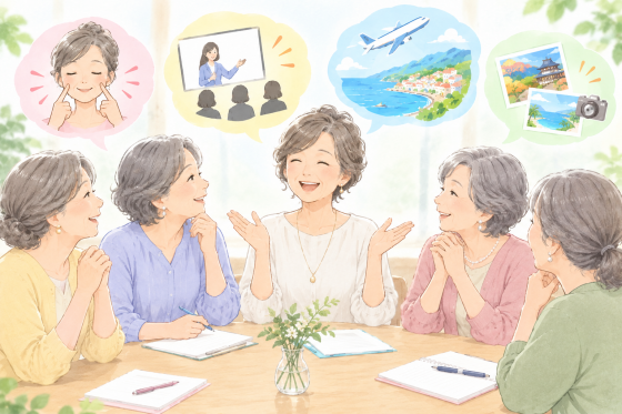 美味しい紅茶とお菓子も楽しみ♪　みんなで楽しくトーク会