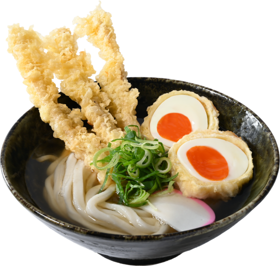 博多うどん　ごぼのち、たまご