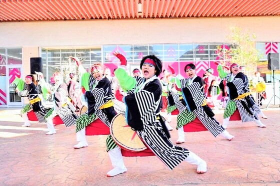 南総みよし烈華隊 まほろば夢楽(むら）まつり PRイベント