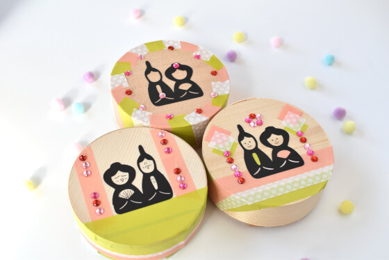 わっぱのひなまつりボックスをつくろう！