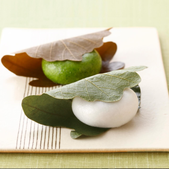 柏　餅(こしあん)(つぶあん)