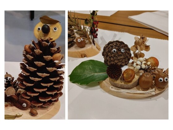木の実のオブジェをつくろう！