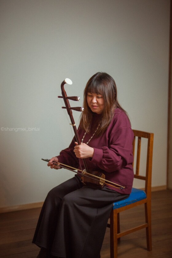 尺八と二胡　出前ミニライブ！