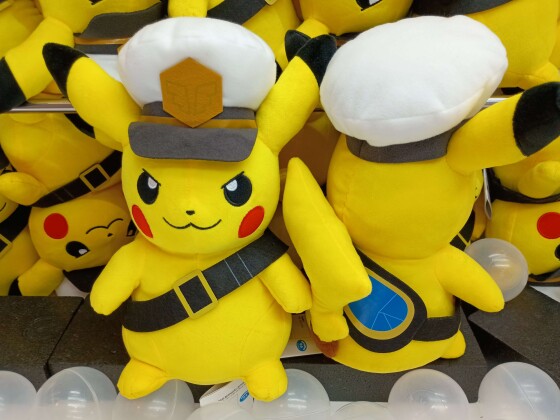 ✨新着景品情報✨ポケットモンスター　もふぐっとぬいぐるみ　キャプテンピカチュウ　ゴーグルｖｅｒ．