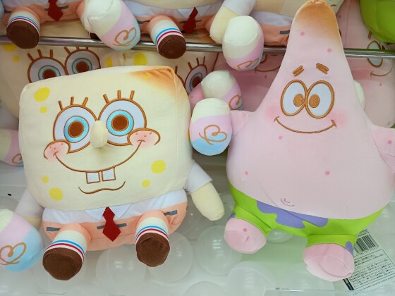 ✨新着景品情報✨スポンジ・ボブ　ましゅまるむＢＩＧぬいぐるみ