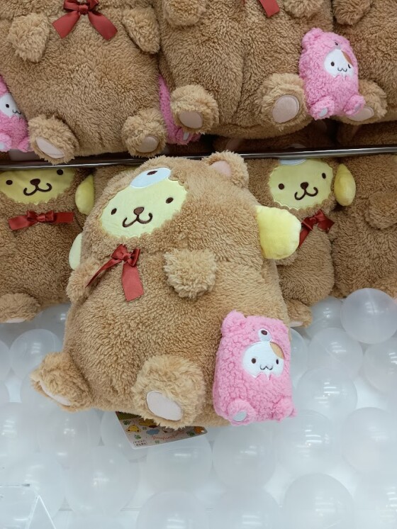 ✨新着景品情報✨ポムポムプリン　いつもいっしょペアぬいぐるみ