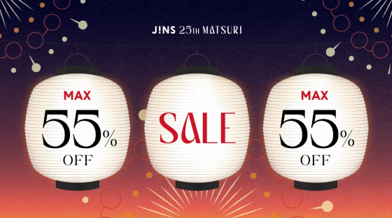 JINS 25TH MATSURI 第三弾スタート！