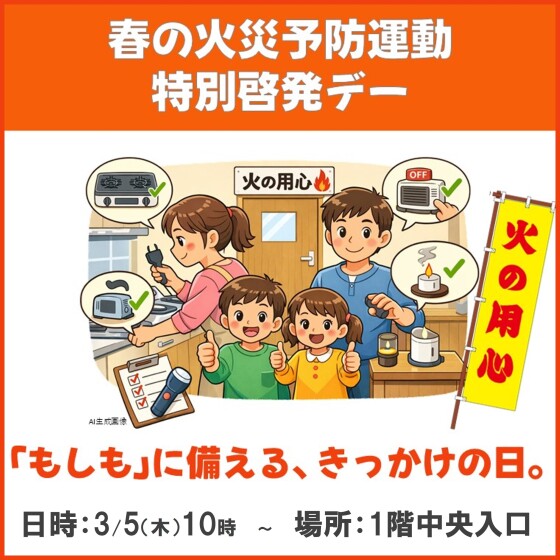 春の火災予防運動