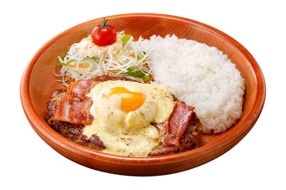 月見ハンバーグ　登場