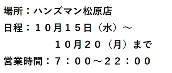 ハンズマン　ガラクタ市