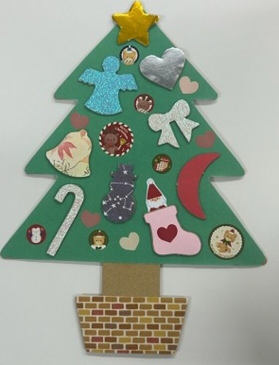 親子で一緒にクリスマスワークショップ