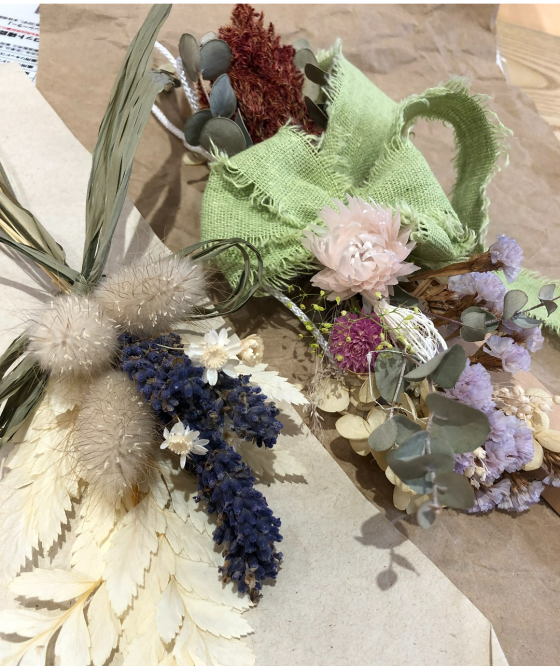 〇gardening shop akaza 様　ドライフラワーアレンジワークショップ 〇