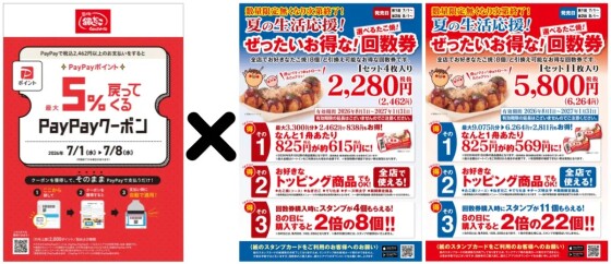 【7/1～数量限定！『夏の回数券』発売決定】築地銀だこ “ぜったいお得な” 「夏の回数券」、PayPayクーポンを取得して購入すると、『超』 お得！！