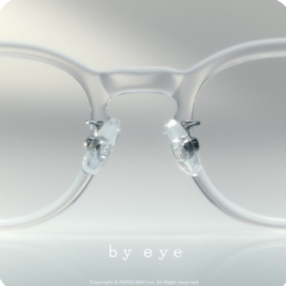 パリミキ新メガネブランド「by eye(バイ アイ)」登場‼️