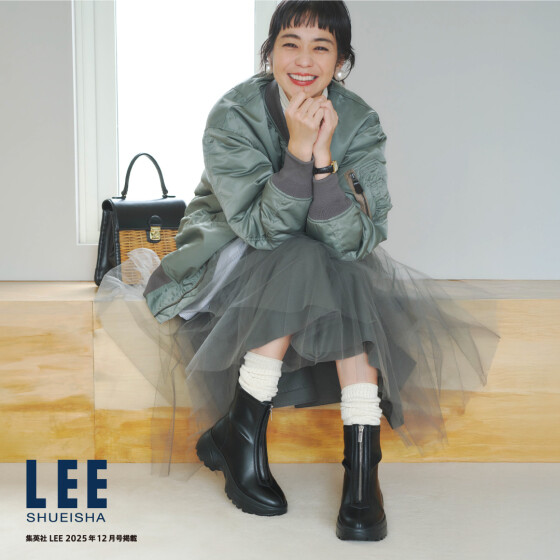 雑誌LEE監修ブーツ