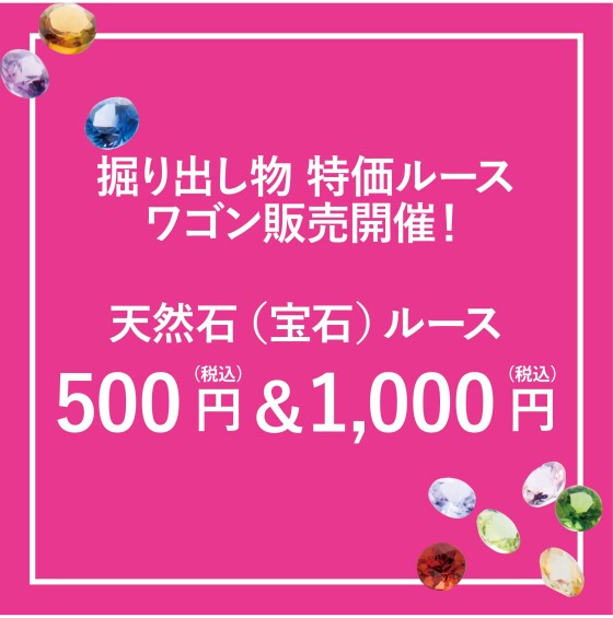 【期間限定】ミネラルルースワゴン市開催！