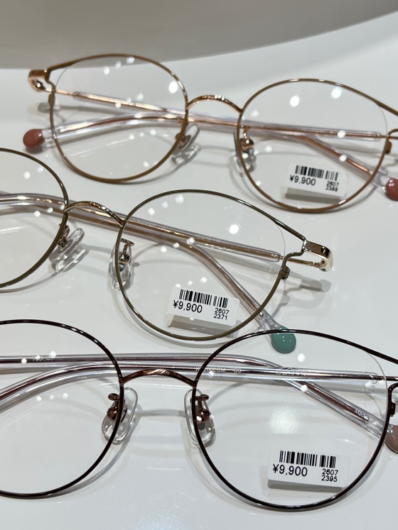 【メガネ】新作多数入荷しました！