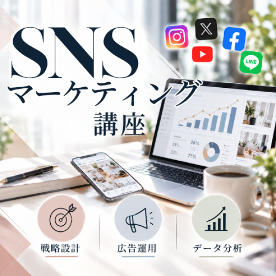 SNSマーケティング講座リリース！伝わるSNS発信。学んでみませんか？