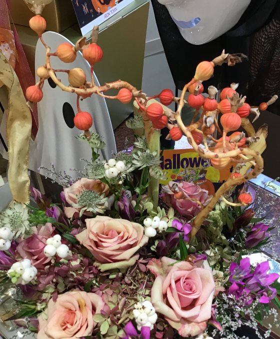 🎃ハロウィン🎃お花 (生花)を 戴きました