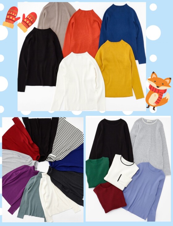 シューラルー毎年大人気✨️【ちくちくしにくい！やわらかリブニット】