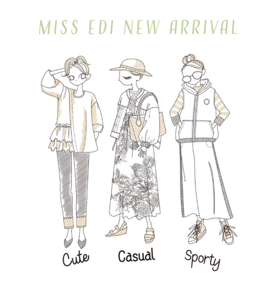 人気のエディちゃんの春物新作が入荷しました‼️