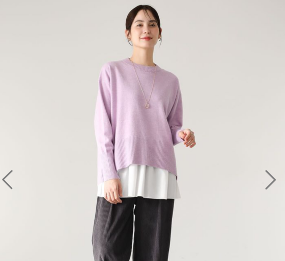 ふわもっちニットプルオーバー