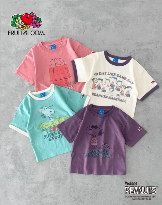 ⭐︎PEANUTS×FRUIT OF THE LOOM⭐︎