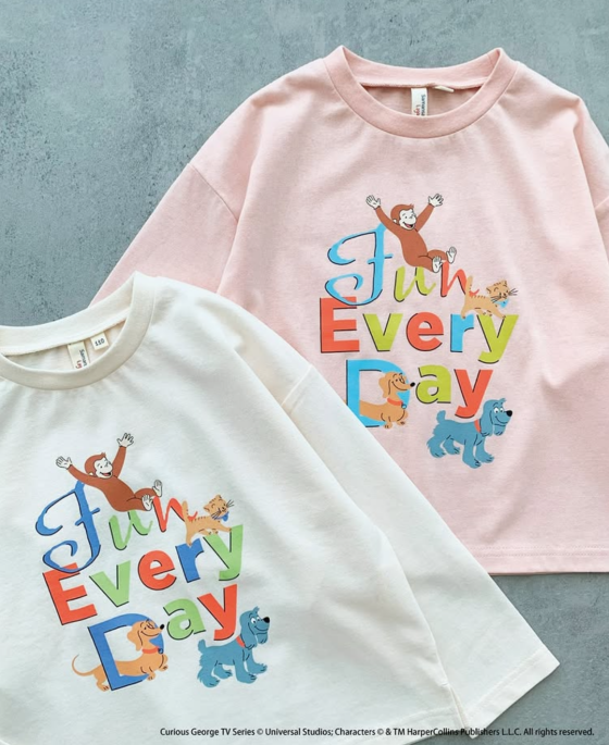 【子供服】おさるのジョージコラボ🍌