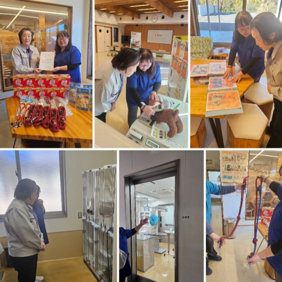 三重県動物愛護推進センターさんに寄付物品を譲渡しました！