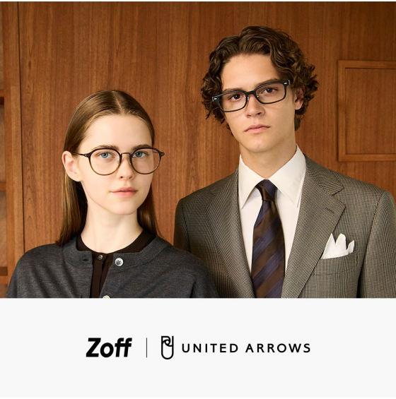 メガネブランド「Zoff」×「UNITED ARROWS」2025秋冬 ”ライフスタイルに寄り添う”アイウェアコレクション