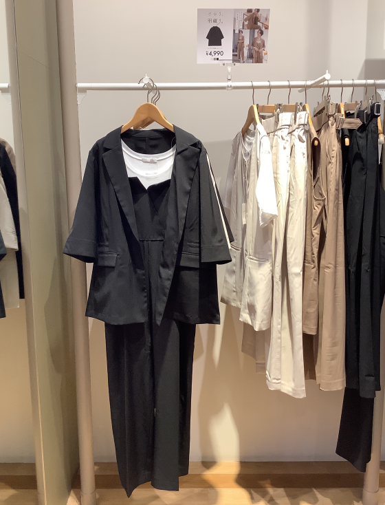 シングル半袖ジャケット