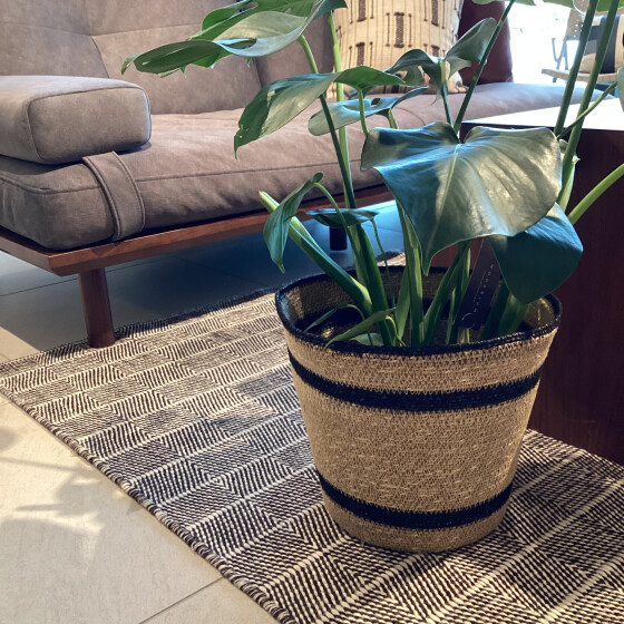 シーグラスバスケット